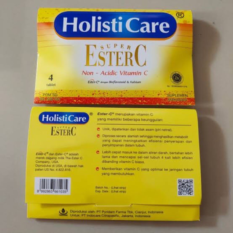 HOLISTICARE ESTER C STRIP ISI 4 TABLET