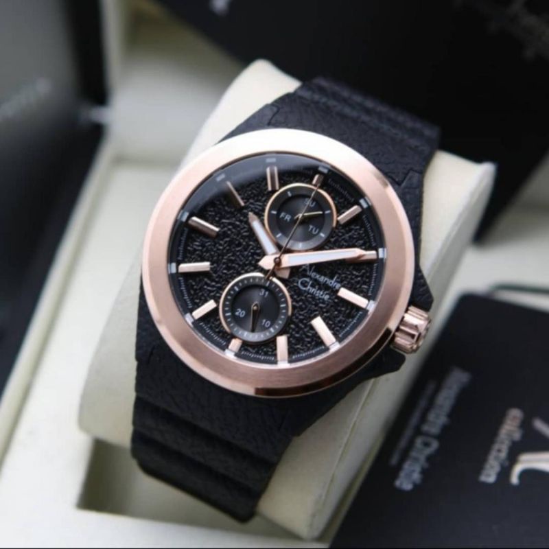 Alexandre Christie AC 6585 original Jam tangan pria AC 6585 original