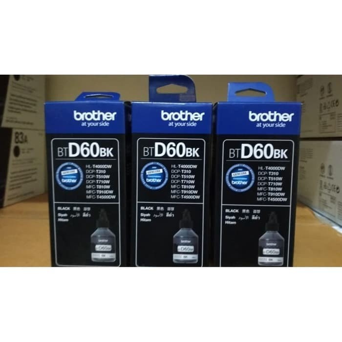 BLACK Brother INK Bottle BT-D60BK BTD60 BK 108ml Tinta Printer HITAM 100% ORIGINAL BTD60BK