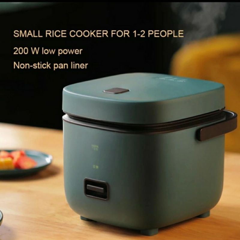 Mini Rice Cooker 1,2L 200W-JWS-661B-Hijau