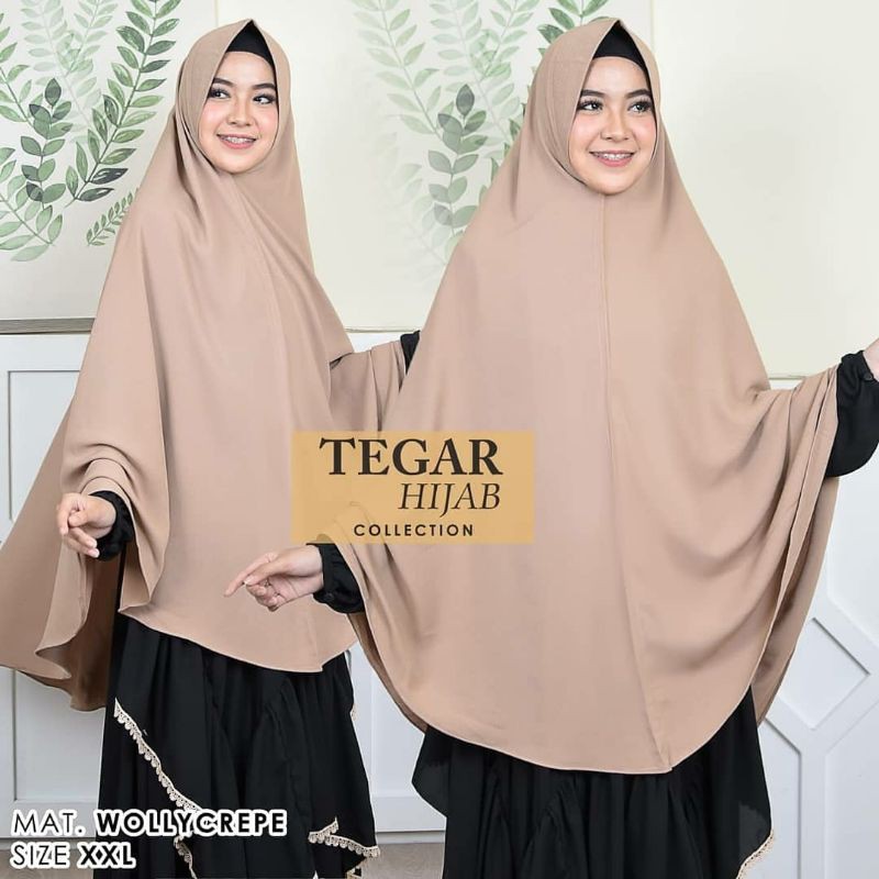 Tegar Hijab "SYAR'I JUMBO" pet antam wollycrep