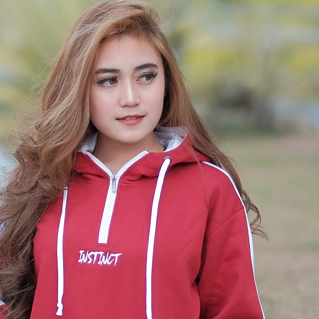 INSTINCT JAKET SWEATER HOODIE  HALF SLETING