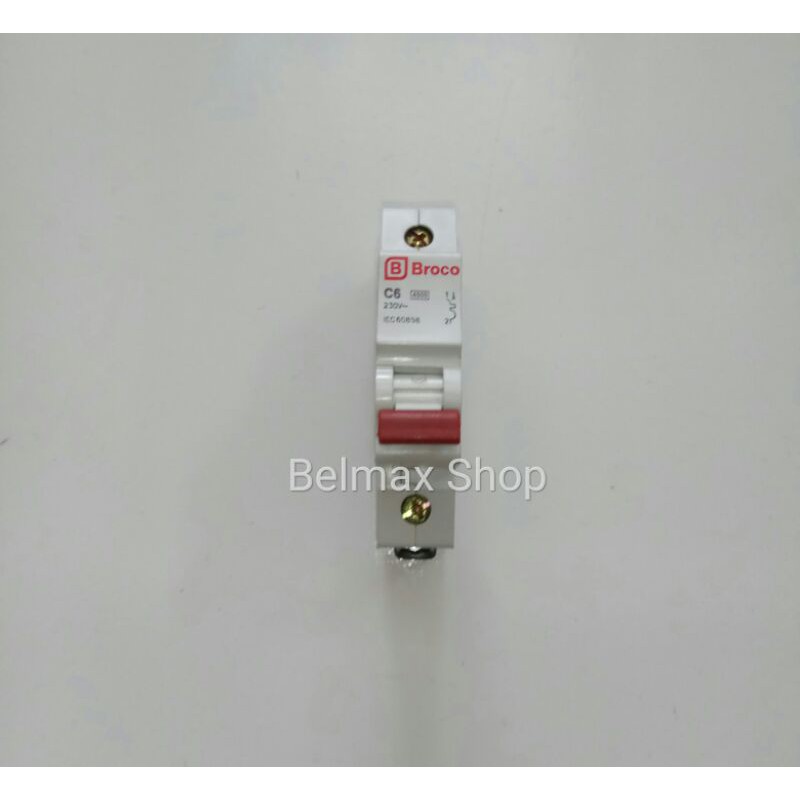 MCB Broco 6A 1 Phase/MCB C6 Broco/MCB 6A Broco 1P/MCB 6 Ampere Broco