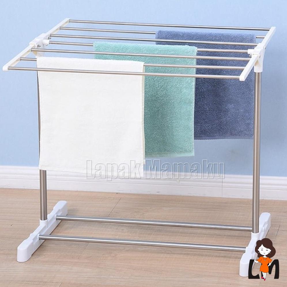 JEMURAN PORTABEL MULTIFUNGSI / JEMURAN LIPAT / JEMURAK HANDUK PORTABLE / JEMURAN PAKAIAN / JEMURAN S