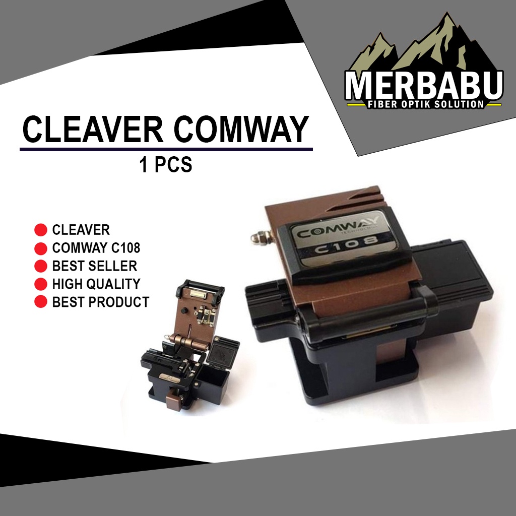 cleaver comway original/cleaver fiber optik/alat potong kabel fiber optik