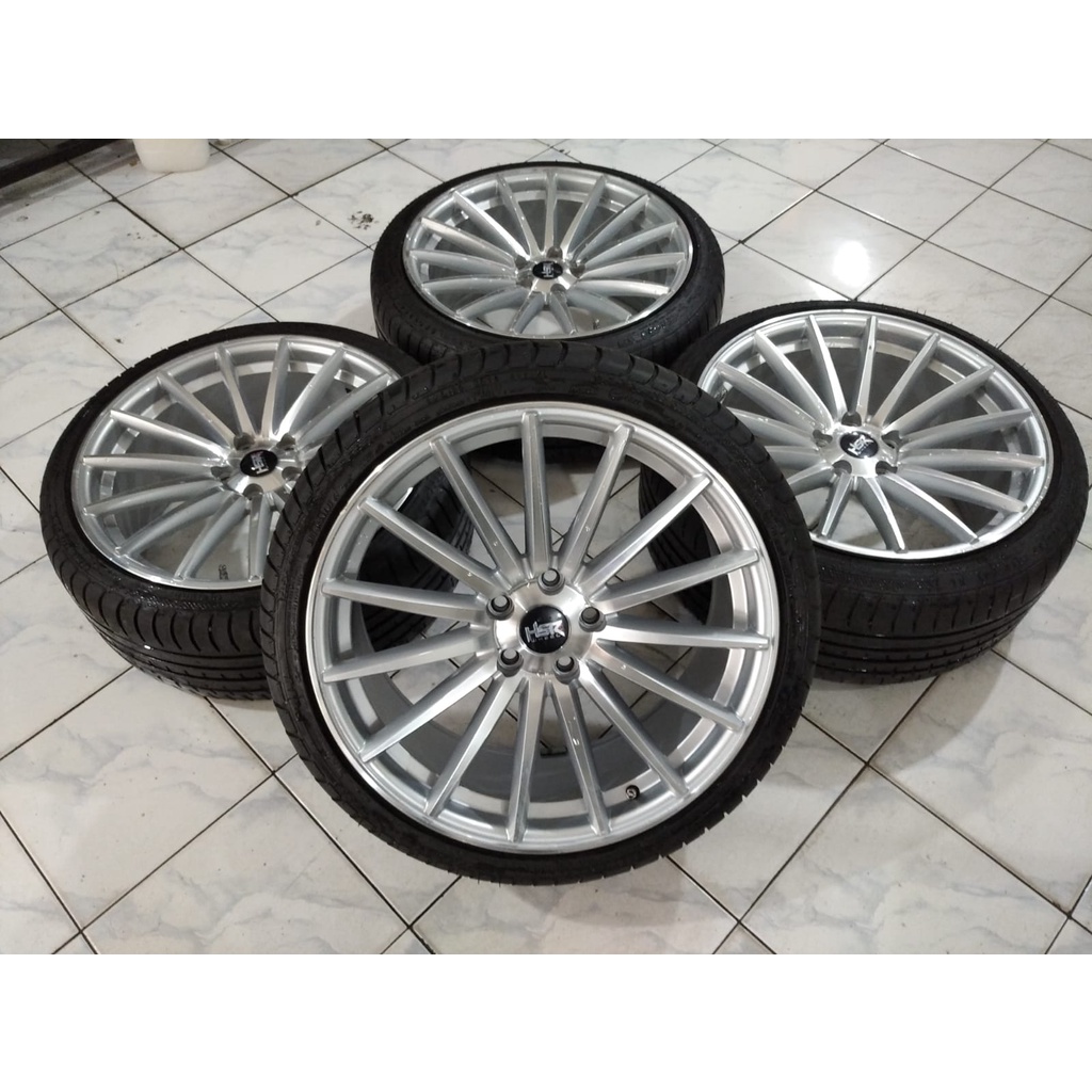 VELG MOBIL SEKEN BEKAS HSR THUSUKUBA ( VOSSEN ) RING 19 PCD 5X114,3 + BAN SEKEN