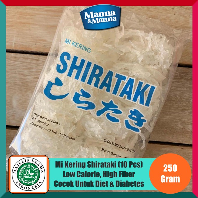 

Mie Kering Shirataki Untuk Diabetes dan Diet - 250 Gram