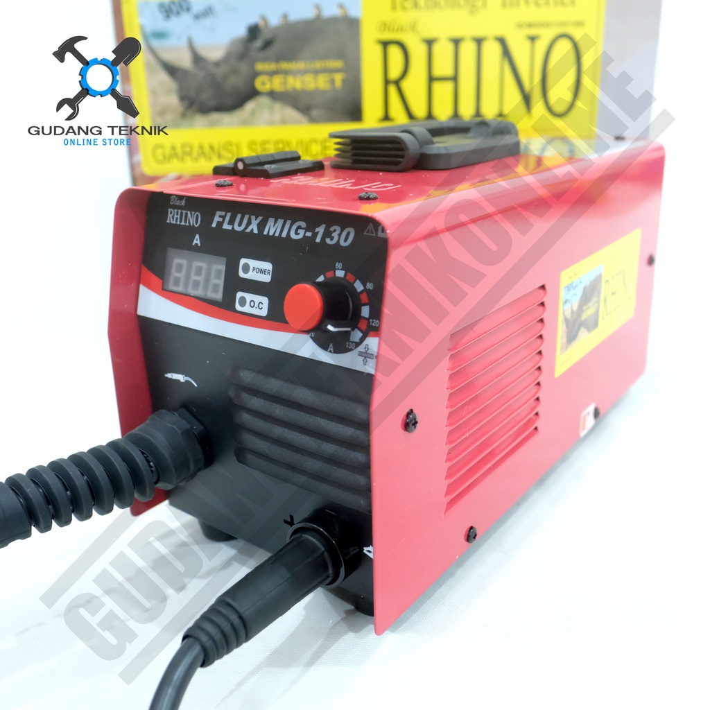 Mesin Las RHINO MIG 130 GENERAL  / Travo Las Inverter 130A - Trafo Mesin Las Listrik MIG 130 RHINO GENERAL