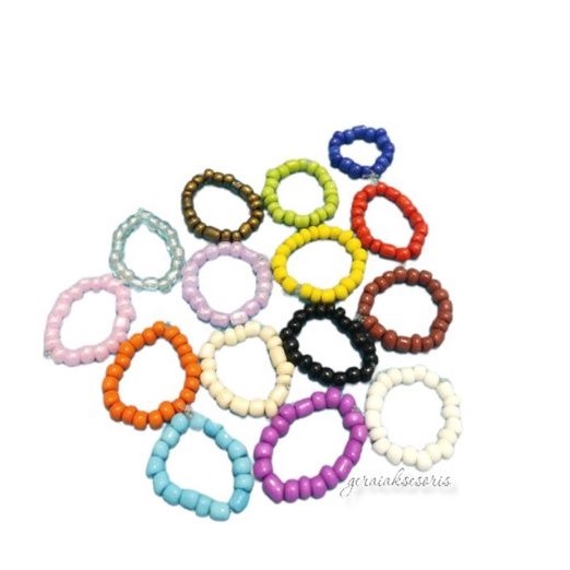 cincin Beads korea / cincin manik korea / cincin kpop