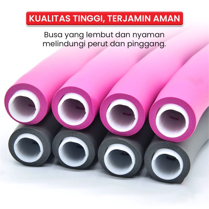 NEW PRODUCT Alat Olahraga Hula Hoop Dan Skipping Jum Alat Fitness Hula Hoop Foam Bongkar Pasang Sutera99