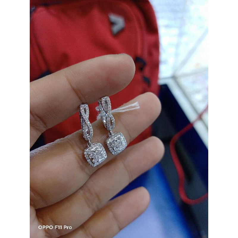 Anting murah berlian eropa asli kdfb