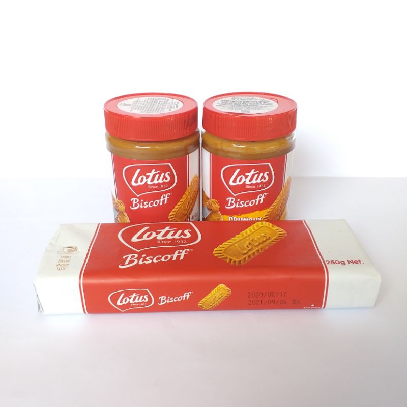 Lotus Biscoff Smooth Spread 400gr / Crunchy 380gr - selai spekulas speculoos