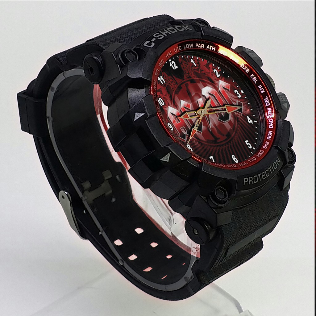 (ISTIMEWA BOSSQUE) JAM TANGAN ACDC LIST MERAH - EXCLUSIVE 13