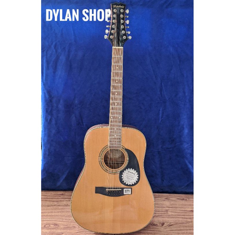 gitar akustik mitchell 12 string