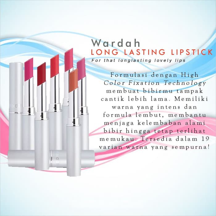 WARDAH LONGLASTING LIPSTICK 2.3GR