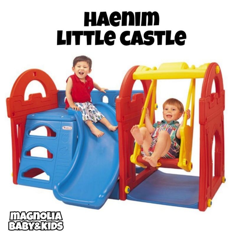 READY STOCK Haenim Little Castle Slide and Swing HN-709