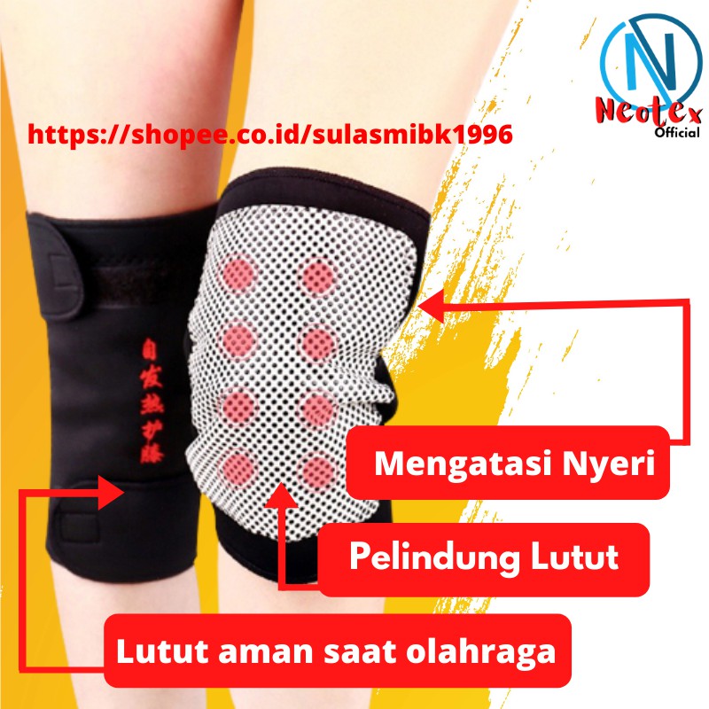 Deker Pelindung Lutut Perawatan Diri Alat Kesehatan Terapi Lutut Knee Care Theraphy Kneepad 1 Pasang