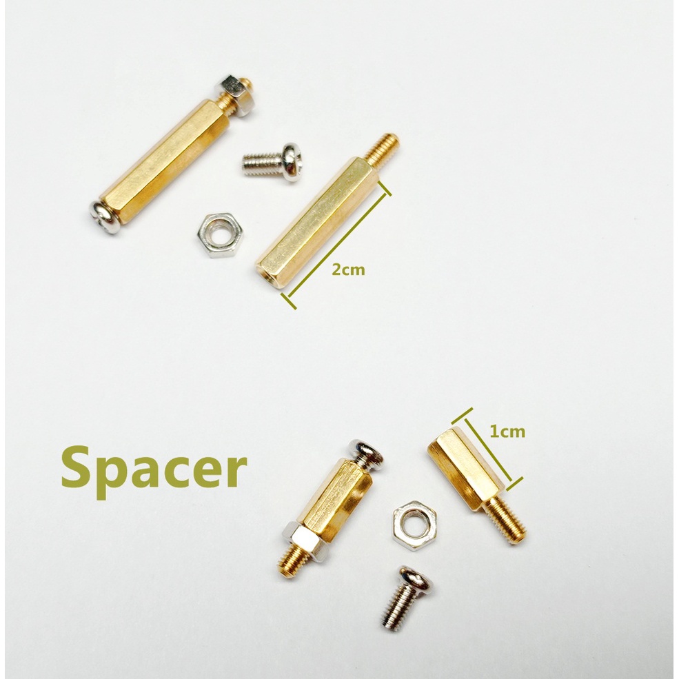 SPACER 1cm 2cm PCB METAL SPACER LOGAM SPACER COPPER 20mm 10mm
