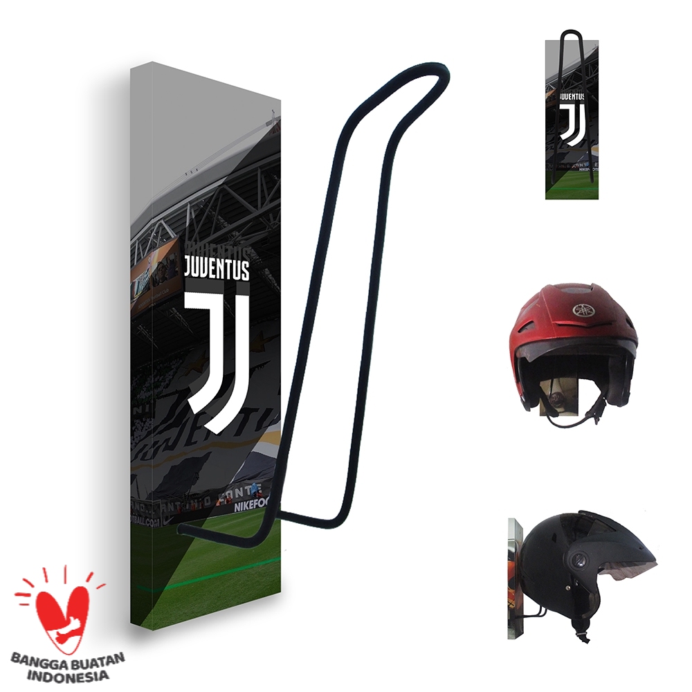 GANTUNGAN HELM - TEMPAT HELM - RAK HELM MOTOR - JUVENTUS 109