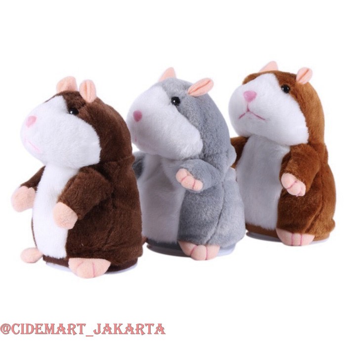 [COD] BONEKA ANAK HAMSTER BISA BICARA MAINAN HAMSTER / TALKING HAMSTER / BONEKA HAMSTER