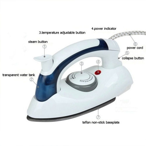 SETRIKA LIPAT UAP MINI BAJU PORTABLE 2IN1 TRAVEL IRON SETERIKA - SETRIKJA LIPAT MINI RANDOM