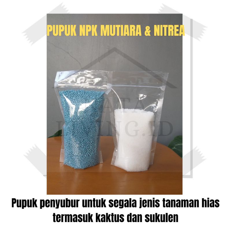 Pupuk urea dan npk mutiara/ pupuk tanaman hias/ pupuk kaktus dan sukulen/ pupuk penyubur tanaman