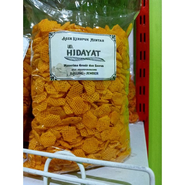 

Kerupuk Mentah Taro Kembung Super Renyah Enak Gurih Repack 500gram