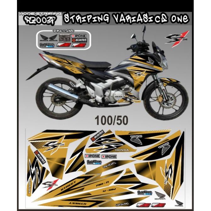 Striping stiker variasi Honda CS1 full boddy decal CS1 150