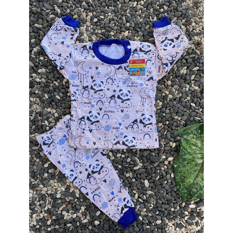 Baju bayi lucumotif panda(PP84) setelan 3-18bulan