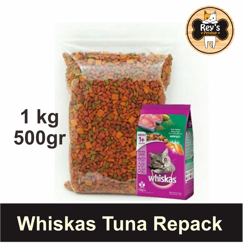 Makanan kucing Whiskas Tuna (dry food/pelet/makanan kering)