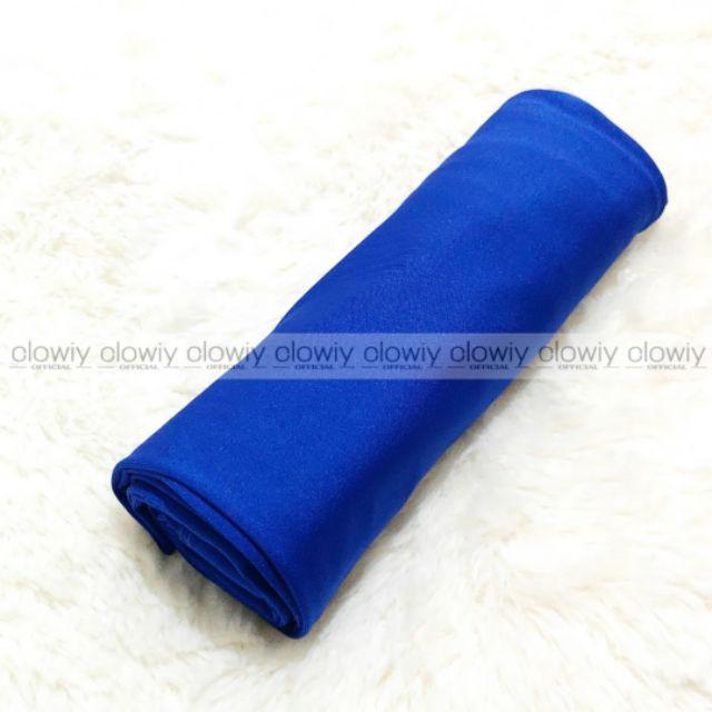 Clowiy Legging Panjang Spandex uk Sandar & Jumbo-Biru