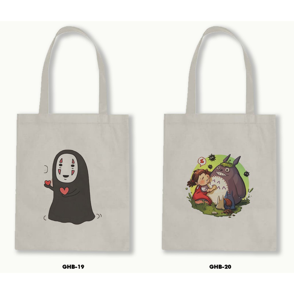 TOTE BAG BLACU - STUDIO GHIBLI .01