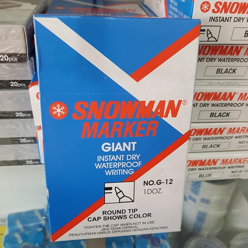 

Spidol Snowman Marker Permanent