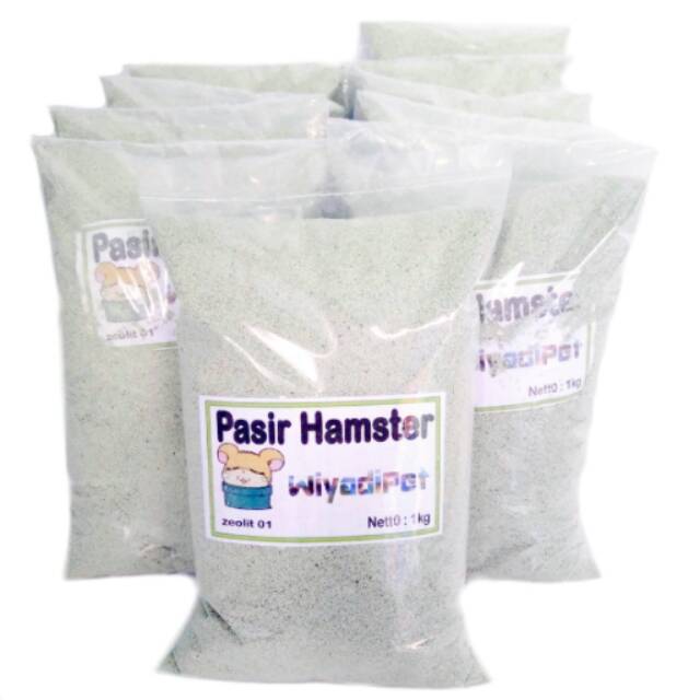 Pasir Hamster Zeolit 01 Repack 1kg Untuk Alas Kandang Dan Mandi