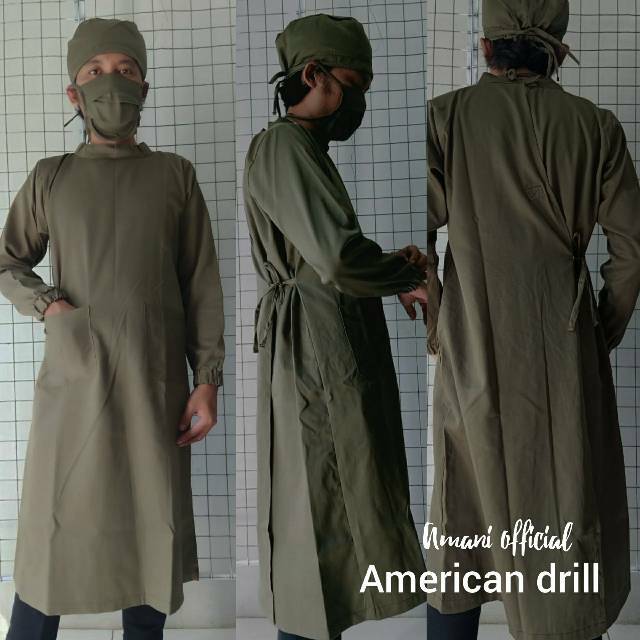 APD MEDIS GOWN JUBAH OPERASI  SURGICAL GOWN APRON 