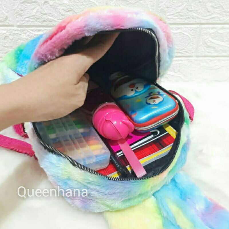 Tas Ransel Anak Tas Ransel Bulu Tas Ransel Unicorn