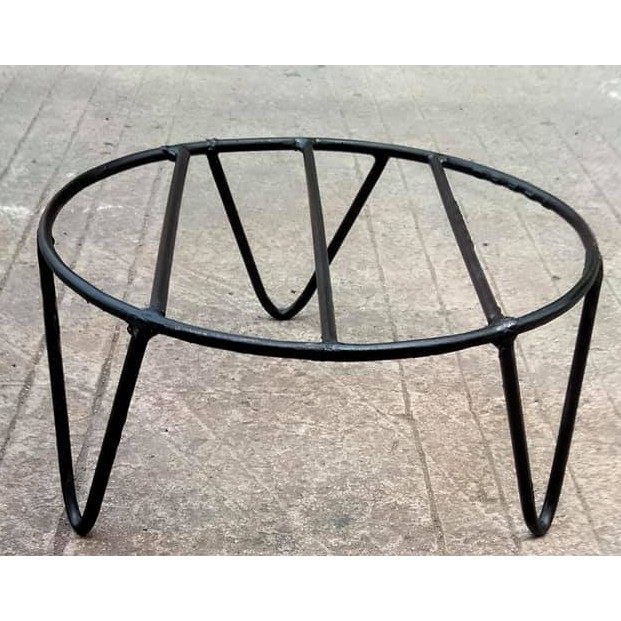 Diameter 20cm/ Dudukan Rak Pot Bunga/ Standing Pot/Pot Standing Besi/Kerangka Pot Besi/Pot Besi Mini