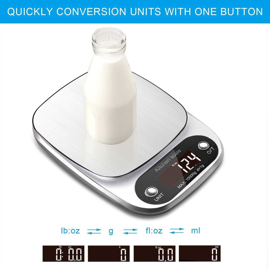 Timbangan Dapur Kue Digital Mangkok Mini 0.1 Gram 10kg - Electronik Kitchen Scale Original Murah