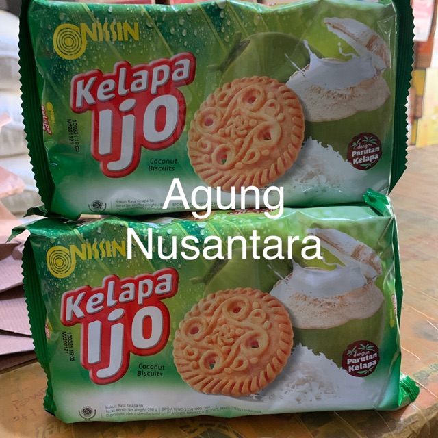 

Biskuit Nissin Kelapa Ijo 280 gr