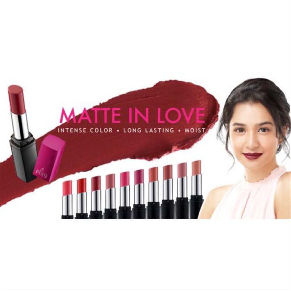 (BUY 1 GET 1) PIXY MATTE IN LOVE LIPSTICK 4.4GR -