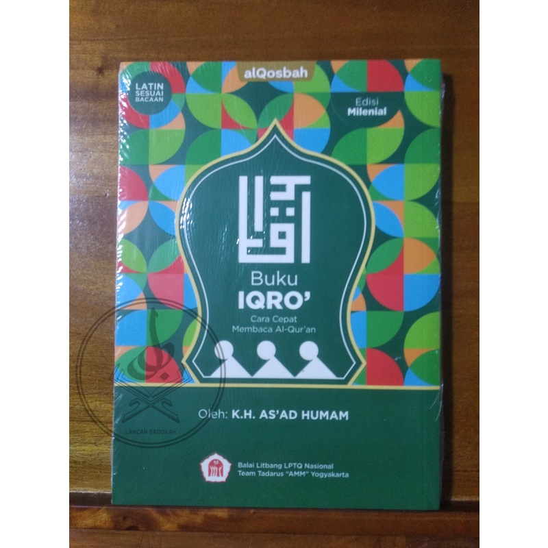 Buku IQRO Milenial Original, IQRO Transliterasi Latin Full Color