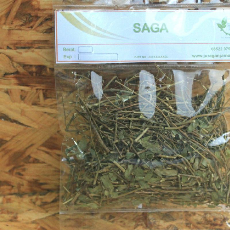 

Daun Saga kering sogo herbal jamu