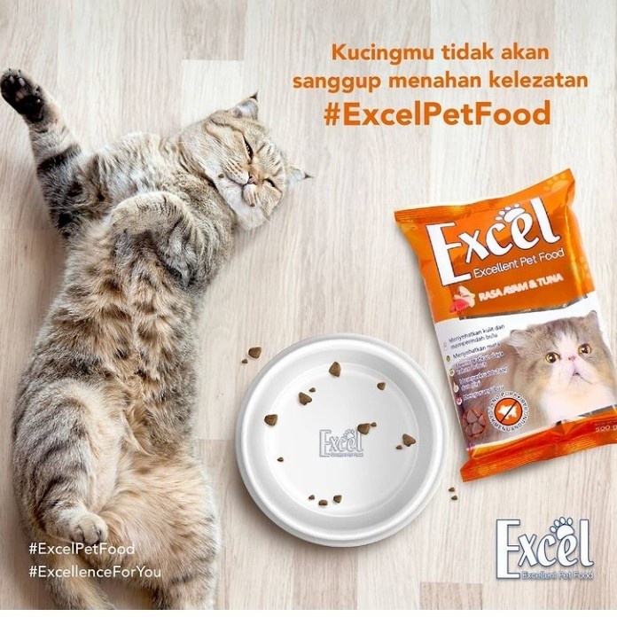 Makanan kucing EXCEL TUNA (IKAN) Cat food 500 gram