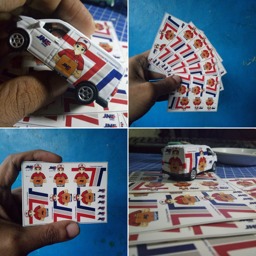 DECALS UNIVERSAL DIECAST SKALA 64 - JNE EXPRESS