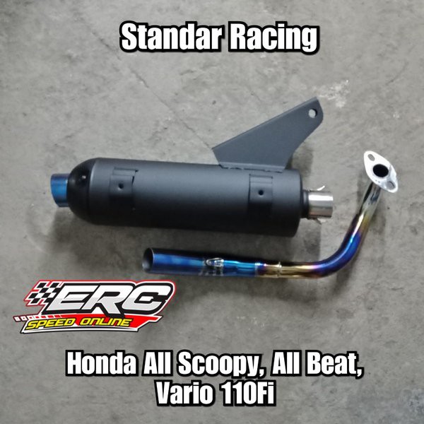 KNALPOT STANDAR RACING BEAT - SCOOPY BY WRX  RACING ORIGINAL ORI