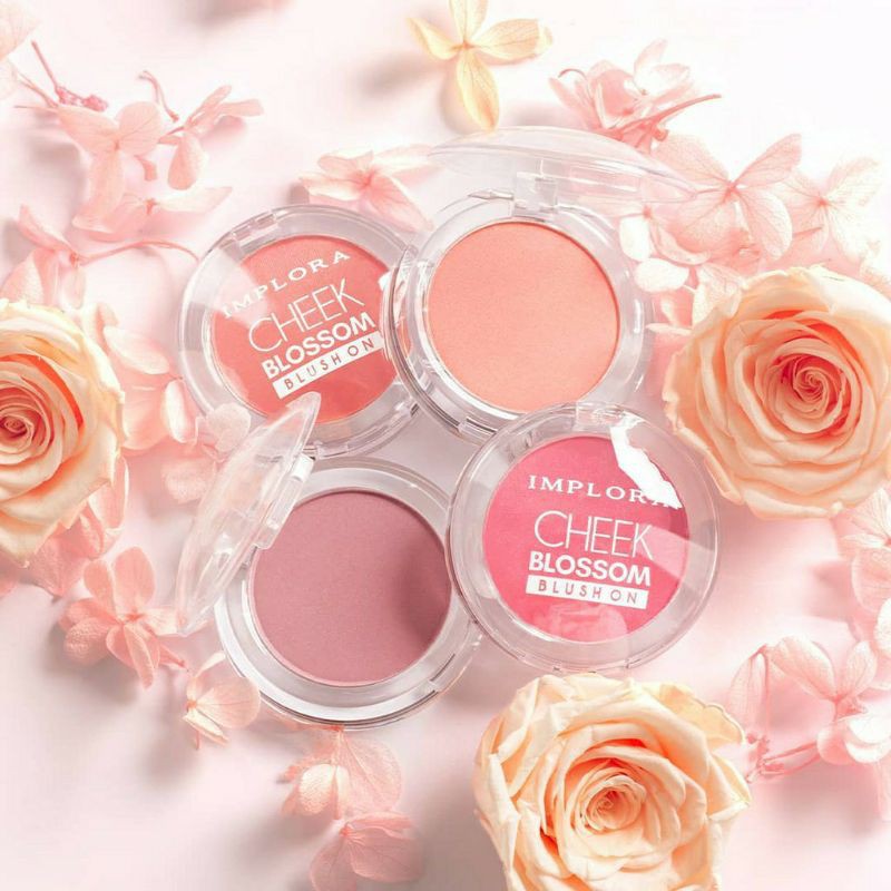 IMPLORA Cheek Blossom Blush On Perona Wajah Blushon Padat