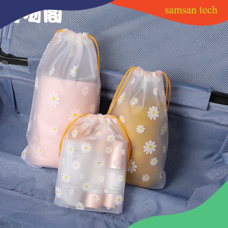 Travel Pouch Organizer Bag Serbaguna /Tempat Penyimpanan Travel Serut Anti air