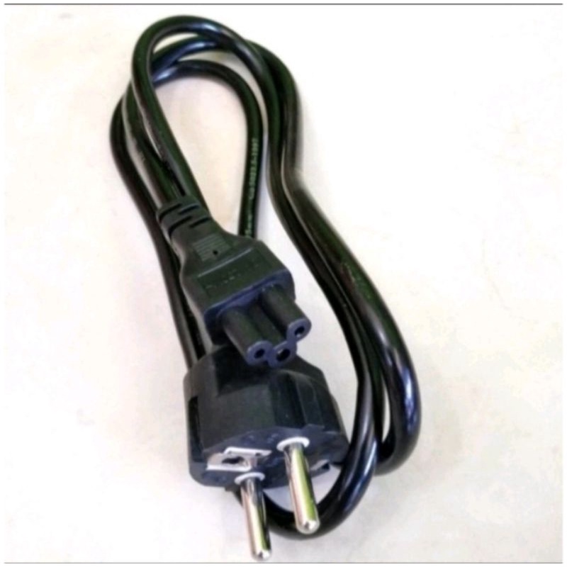 Kabel Power Laptop Tv LCD LED LG Lubang 3 Bagus