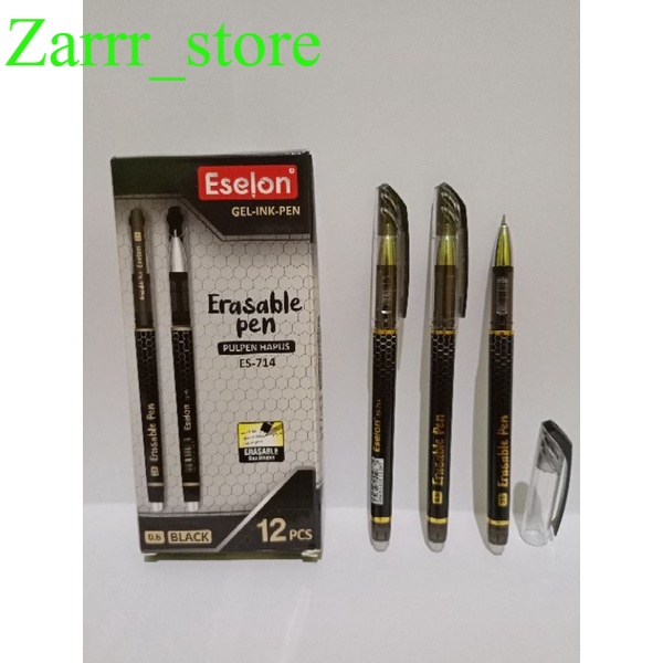

12 PCS SATU LUSIN Pulpen Erasable Bisa Dihapus Eselon 0.5mm