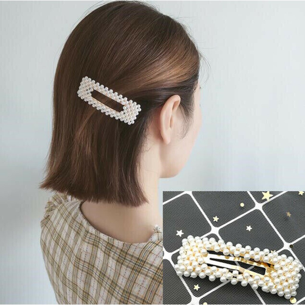 Korean Pearl Hairpin - Jepit Rambut Mutiara Korea